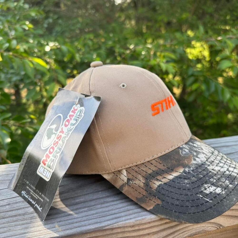 2001 New Old Stock w/tag STIHL Mossy Oak Hat Cap